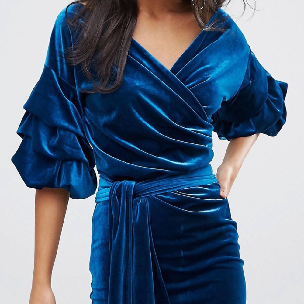 ASOS velvet dress